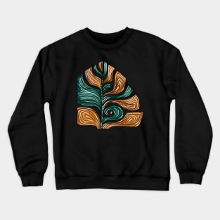 Leaf Sketch Watercolor Color pencils Crewneck Sweatshirt